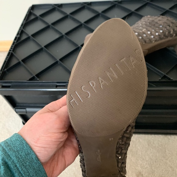 NWOT - Hispanitas High Heal Leather Mule, Sz EU 39, brown - Picture 4 of 4